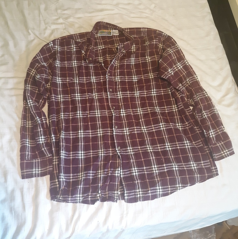 Plaid button down